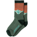 Alpine Sunrise Sock: Hemlock