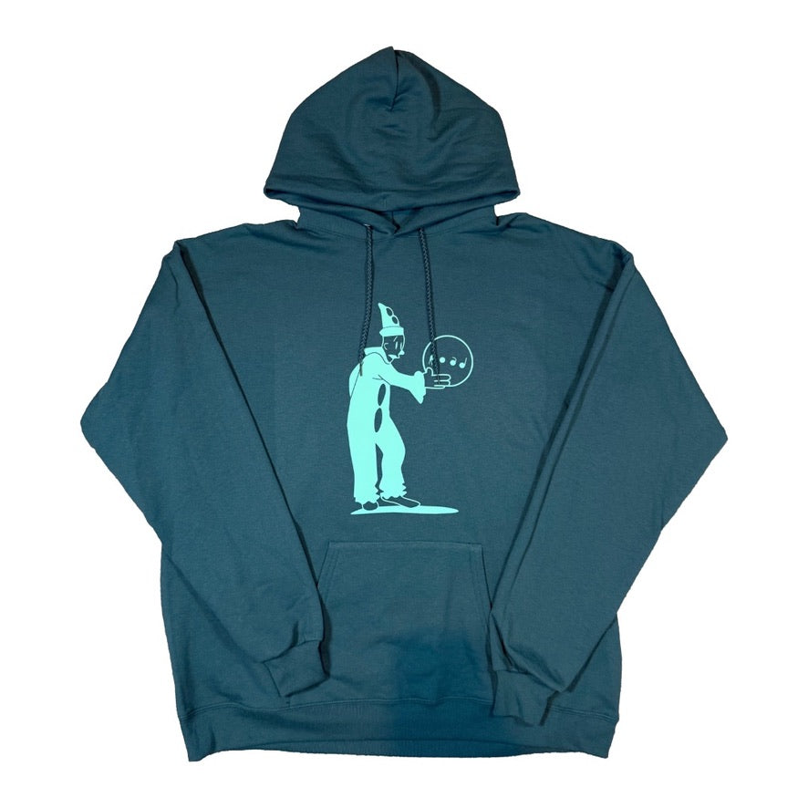 Koko Clown Hoodie (Teal/Green)